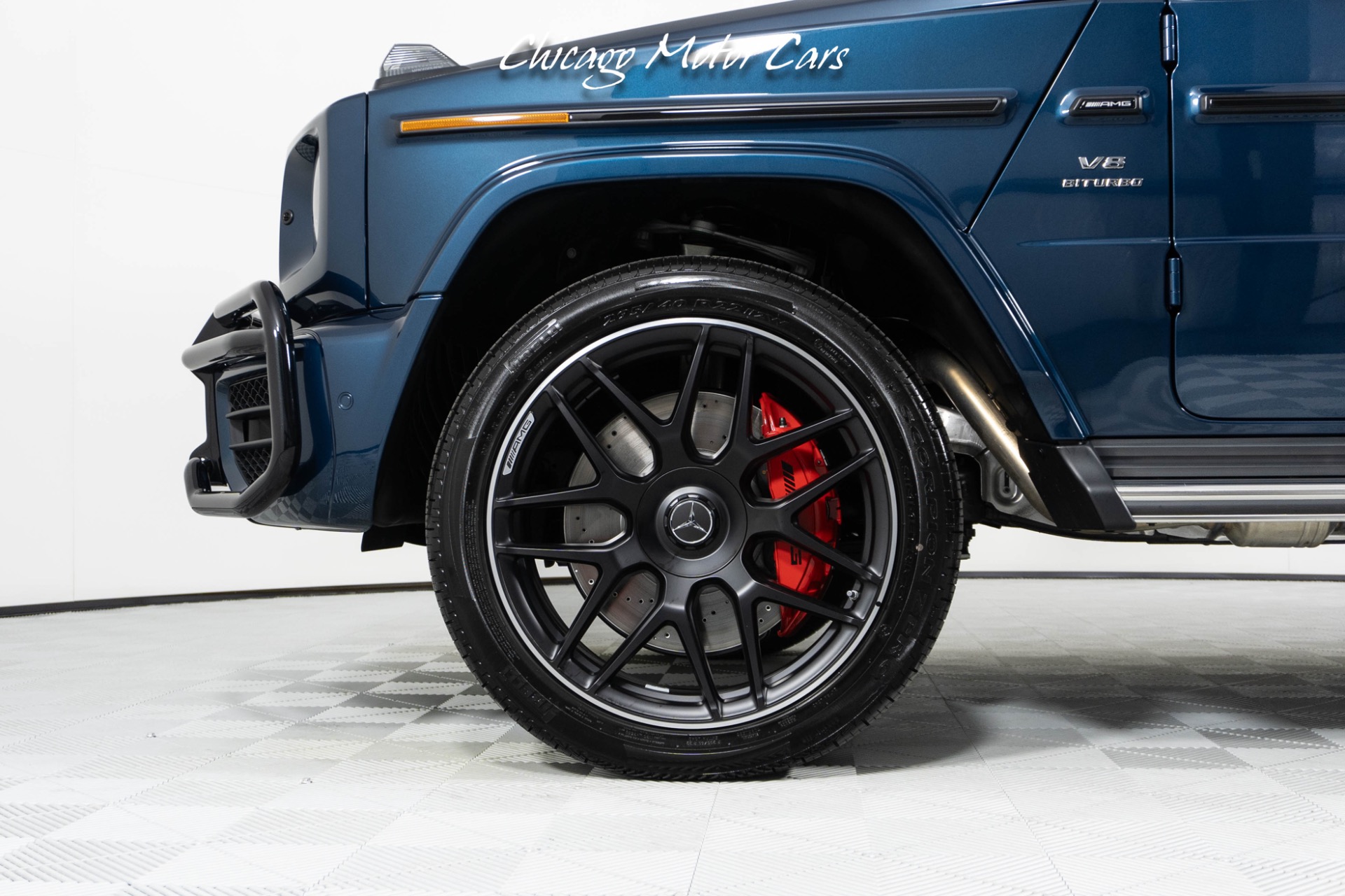 Used-2024-Mercedes-Benz-G-Class-G63-AMG-Only-54-Miles-Rare-Sea-Blue-Metallic-AMG-Night-Package-Carbon-Fiber-Trim