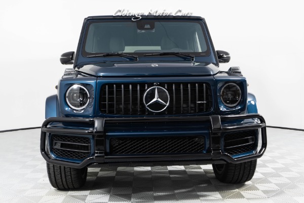 Used-2024-Mercedes-Benz-G-Class-G63-AMG-Only-54-Miles-Rare-Sea-Blue-Metallic-AMG-Night-Package-Carbon-Fiber-Trim