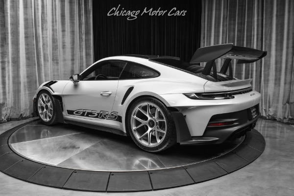 Used 2023 Porsche 911 GT3 RS Weissach Package Only 1426 Miles Front Lift Ice Gray Loaded for sale Sold at Chicago Motor Cars in West Chicago IL 60185 3