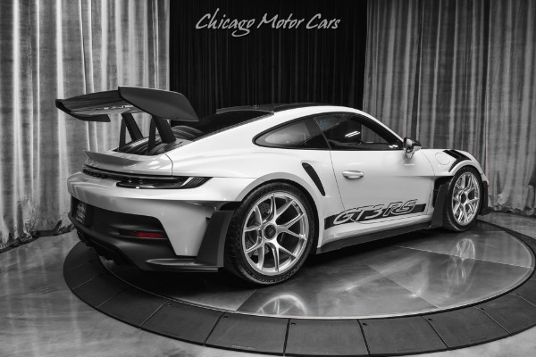 Used 2023 Porsche 911 GT3 RS Weissach Package Only 1426 Miles Front Lift Ice Gray Loaded for sale Sold at Chicago Motor Cars in West Chicago IL 60185 5