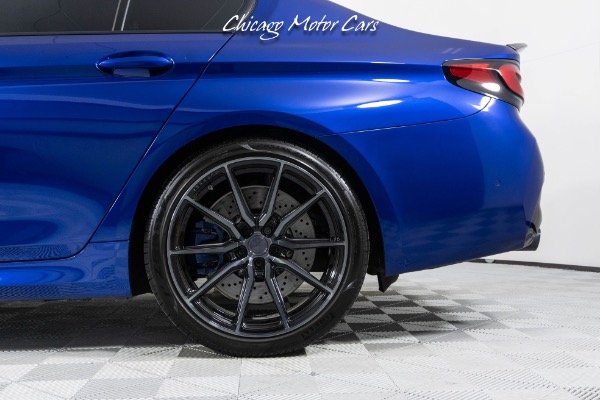Used 2021 BMW M5 Competition Stunning Marina Bay Blau! Vossen Wheels! Soft Close Doors! Loaded! for sale Sold at Chicago Motor Cars in West Chicago IL 60185 4