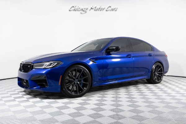 Used 2021 BMW M5 Competition Stunning Marina Bay Blau! Vossen Wheels! Soft Close Doors! Loaded! for sale Sold at Chicago Motor Cars in West Chicago IL 60185 1
