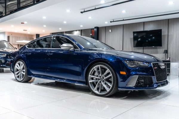 Used 2018 Audi RS7 4.0T Quattro Performance Audi Titanium Sport Exhaust! Only 30K Miles! Ascari Blue! Loaded! for sale Sold at Chicago Motor Cars in West Chicago IL 60185 6