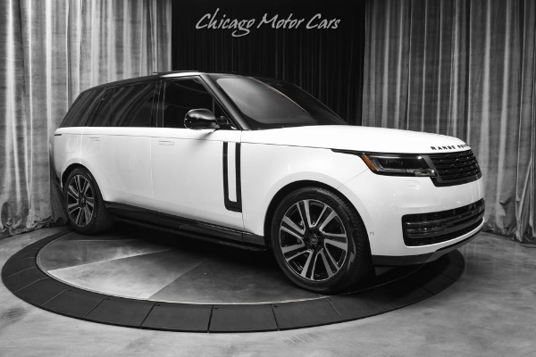Used 2023 Land Rover Range Rover P400 SE LWB 7-Seat Rare Spec Deployable SideSteps Rear Entertainment Loaded for sale Sold at Chicago Motor Cars in West Chicago IL 60185 6