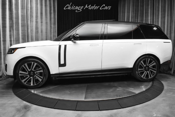 Used 2023 Land Rover Range Rover P400 SE LWB 7-Seat Rare Spec Deployable SideSteps Rear Entertainment Loaded for sale Sold at Chicago Motor Cars in West Chicago IL 60185 1