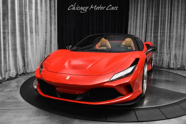 Used 2022 Ferrari F8 Spider Full PPF $24k+ in Upgraded Wheels Suspension Lift Pristine Example for sale Sold at Chicago Motor Cars in West Chicago IL 60185 2