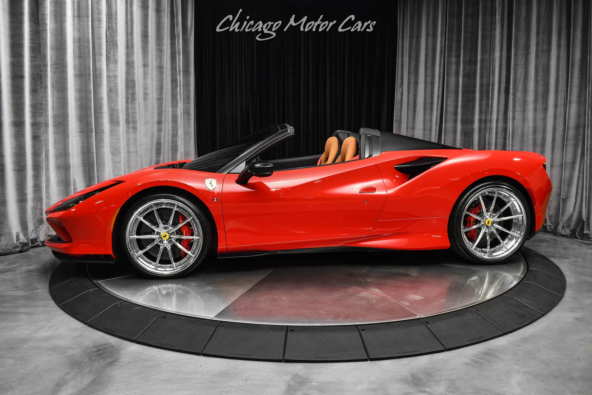 Used 2022 Ferrari F8 Spider Full PPF $24k+ in Upgraded Wheels Suspension Lift Pristine Example for sale Sold at Chicago Motor Cars in West Chicago IL 60185 1