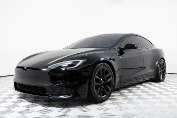 Used 2023 Tesla Model S Plaid! 21in Factory Wheels! Black on Black! for sale Sold at Chicago Motor Cars in West Chicago IL 60185 5