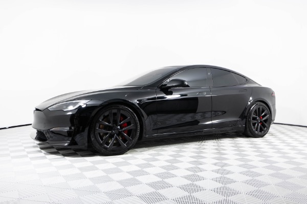Used 2023 Tesla Model S Plaid! 21in Factory Wheels! Black on Black! for sale Sold at Chicago Motor Cars in West Chicago IL 60185 1