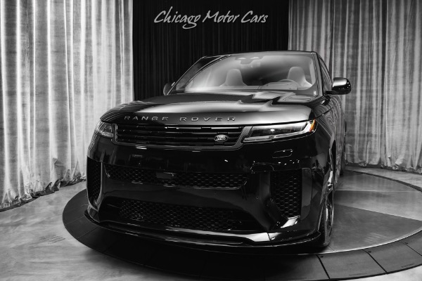 Used 2024 Land Rover Range Rover Sport SV Edition One Obsidian Black CARBON FIBER WHEELS for sale Sold at Chicago Motor Cars in West Chicago IL 60185 2