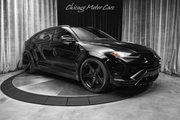 Used 2024 Lamborghini Urus S SUV Novitec Wide Body Anrky Wheels! Tons of Carbon Fiber LOADED for sale Sold at Chicago Motor Cars in West Chicago IL 60185 6