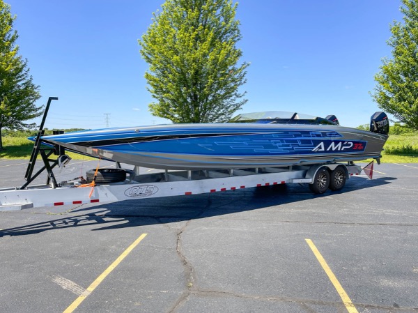 Used 2024 AMP 37 XPR Just Delivered! Merc Racing 500r Motors! 100+MPH Poker Run Boat! for sale Sold at Chicago Motor Cars in West Chicago IL 60185 1