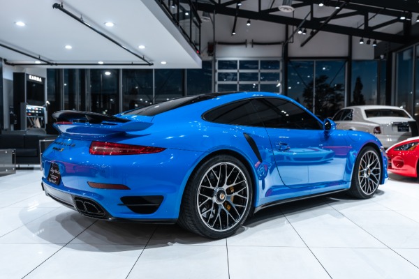 Used 2016 Porsche 911 Turbo S Coupe PTS Voodoo Blue! Aerokit! Premium Pkg Plus! RARE! for sale Sold at Chicago Motor Cars in West Chicago IL 60185 5