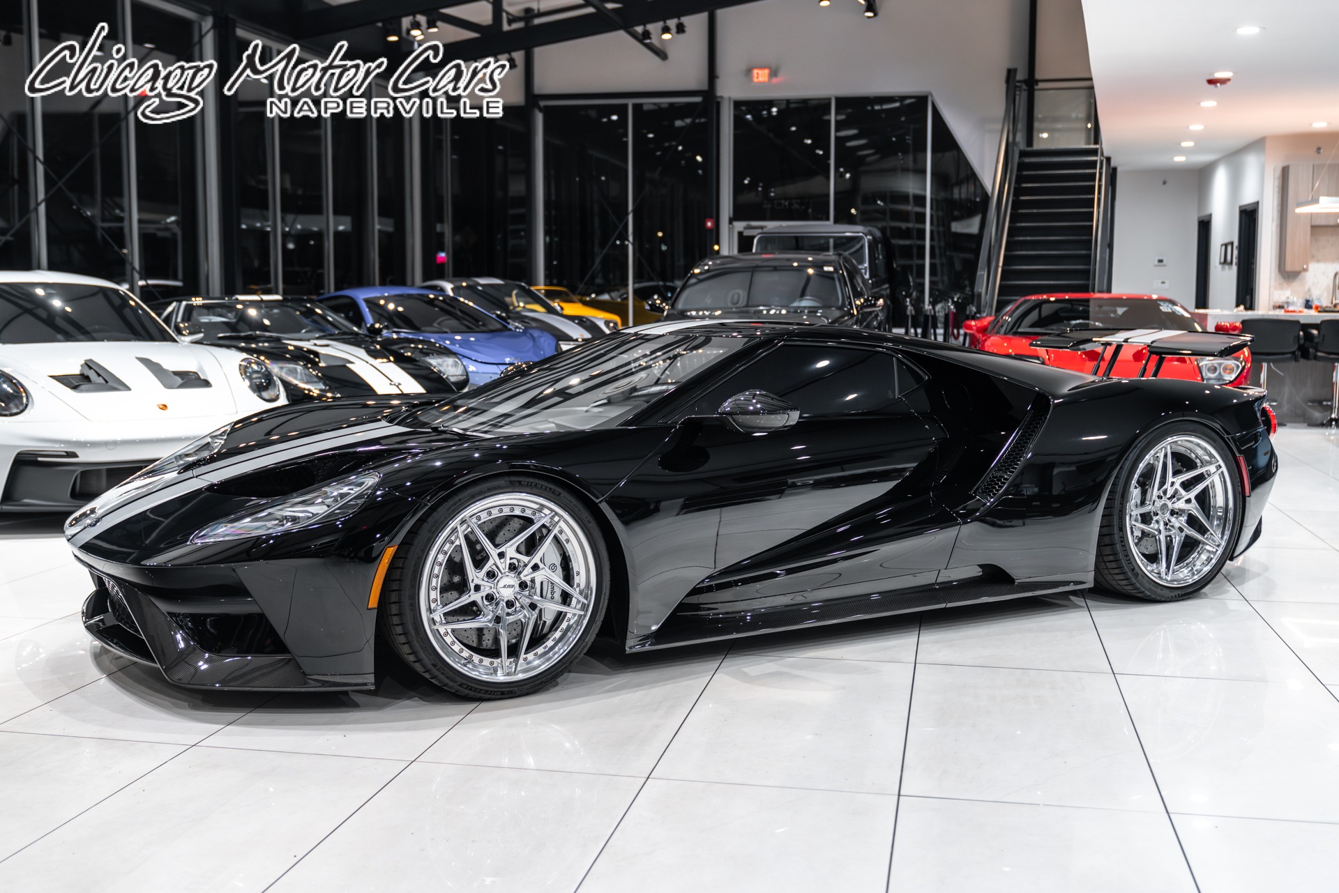 Used 2018 Ford GT Coupe ONLY 1k Miles Exterior Carbon Pkg ANRKY Wheels Boden Exhaust LOADED for sale Sold at Chicago Motor Cars in West Chicago IL 60185 1