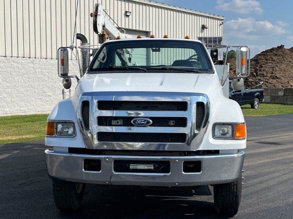 Used 2005 Ford F750 Service Truck Cummins 5.9L Feterl G2-10H Crane and Bed for sale Sold at Chicago Motor Cars in West Chicago IL 60185 2