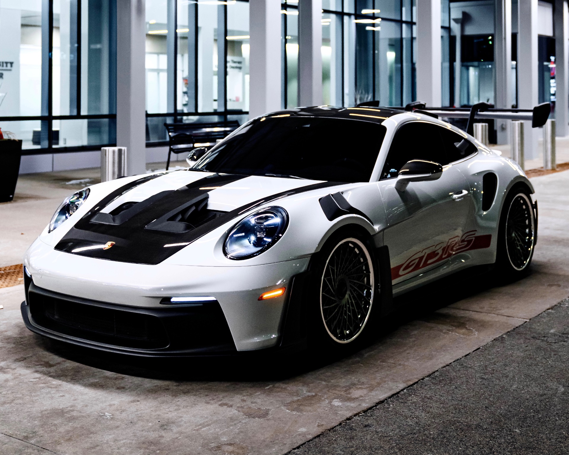 Used 2024 Porsche 911 GT3RS Weissach Pkg PCCB Front Lift Custom Wheels Gintani Exhaust FULL PPF for sale Sold at Chicago Motor Cars in West Chicago IL 60185 1