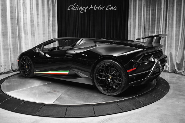 Used 2019 Lamborghini Huracan Performante LP640-4 Spider Front Axle Lift! TONS of Carbon Fiber! HOT Spec! for sale Sold at Chicago Motor Cars in West Chicago IL 60185 3
