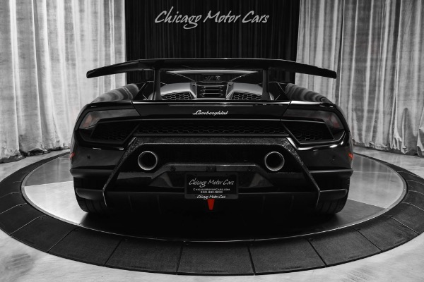Used 2019 Lamborghini Huracan Performante LP640-4 Spider Front Axle Lift! TONS of Carbon Fiber! HOT Spec! for sale Sold at Chicago Motor Cars in West Chicago IL 60185 4