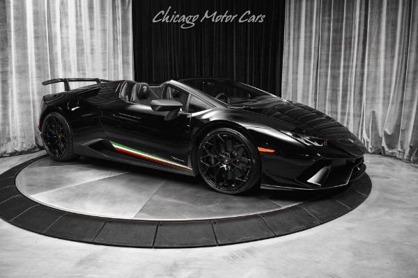Used 2019 Lamborghini Huracan Performante LP640-4 Spider Front Axle Lift! TONS of Carbon Fiber! HOT Spec! for sale Sold at Chicago Motor Cars in West Chicago IL 60185 6