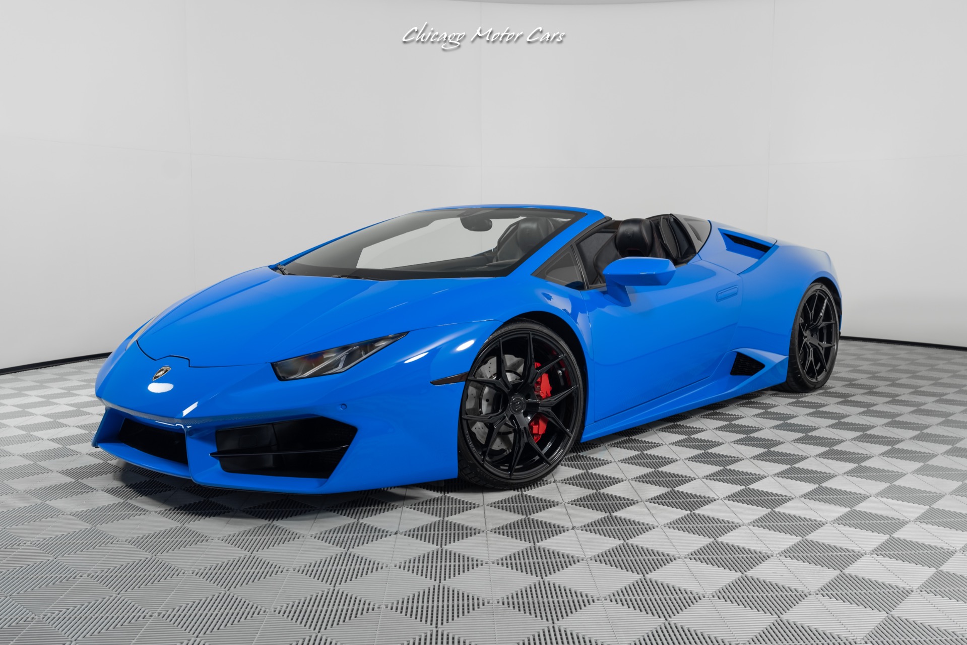 ハードランナー　ブルマ　ブルー Used 2017 Lamborghini Huracan LP 580-2 Spyder Rare Blu Lemans