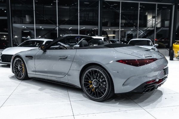 Used 2022 Mercedes-Benz SL63 AMG Convertible MSRP $196,250+ AWD LOADED MANUFAKTUR Alpine Grey for sale Sold at Chicago Motor Cars in West Chicago IL 60185 2