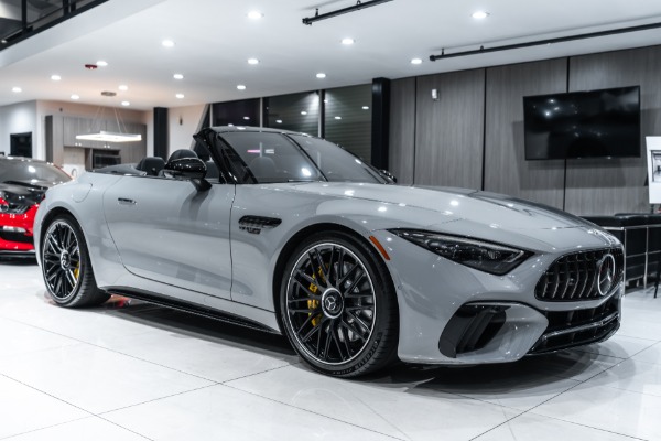 Used 2022 Mercedes-Benz SL63 AMG Convertible MSRP $196,250+ AWD LOADED MANUFAKTUR Alpine Grey for sale Sold at Chicago Motor Cars in West Chicago IL 60185 5