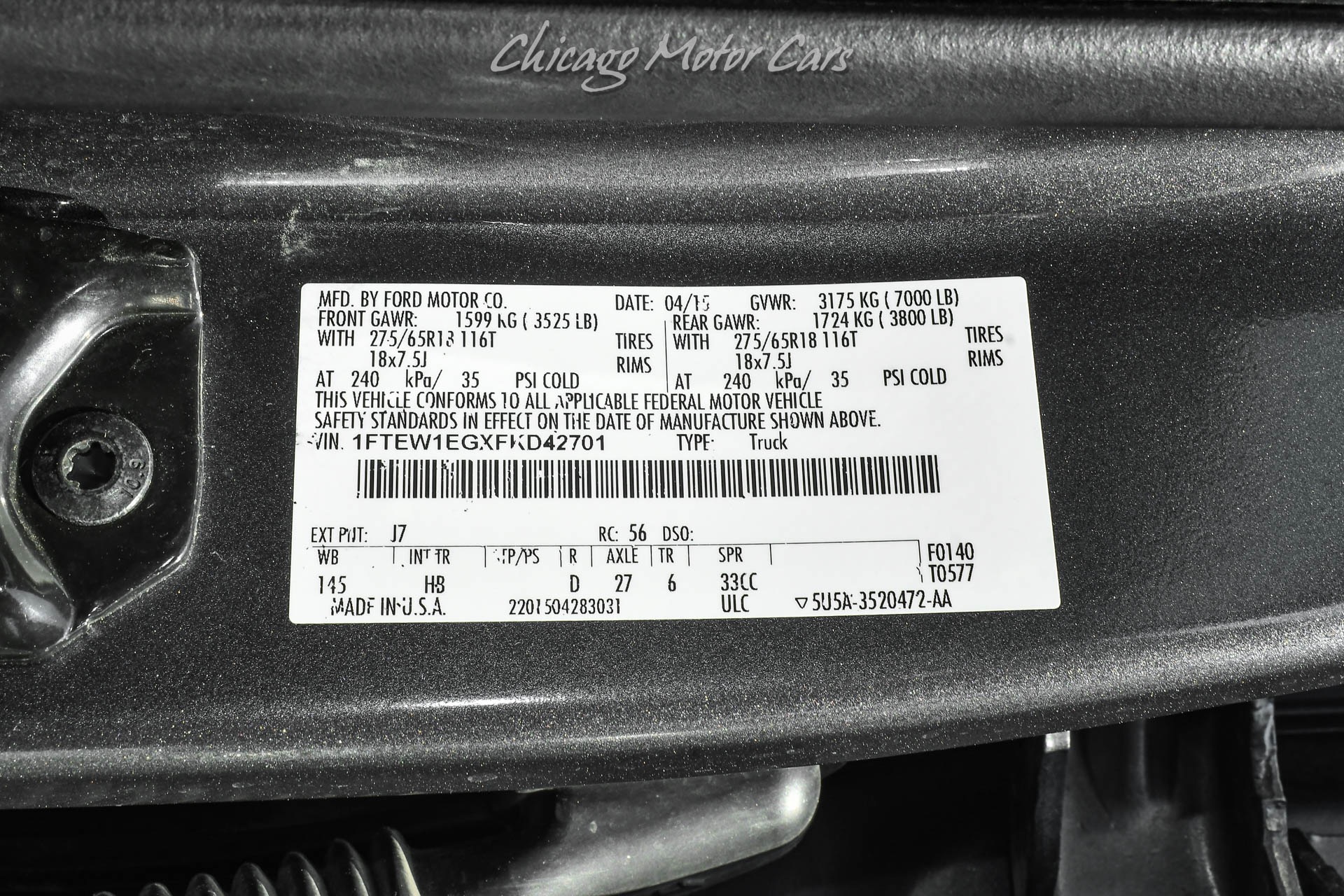 2015 FORD F-150 - Image 51