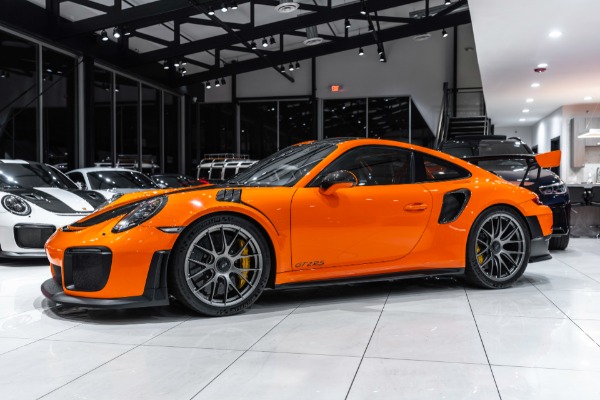 Used 2018 Porsche 911 GT2 RS Weissach Package Paint to Sample Pastel Orange Magnesium Wheels Rare for sale Sold at Chicago Motor Cars in West Chicago IL 60185 2
