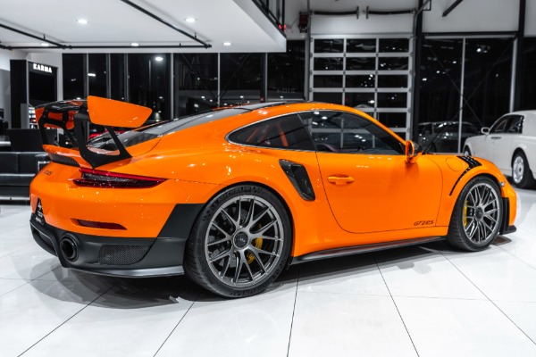 Used 2018 Porsche 911 GT2 RS Weissach Package Paint to Sample Pastel Orange Magnesium Wheels Rare for sale Sold at Chicago Motor Cars in West Chicago IL 60185 5