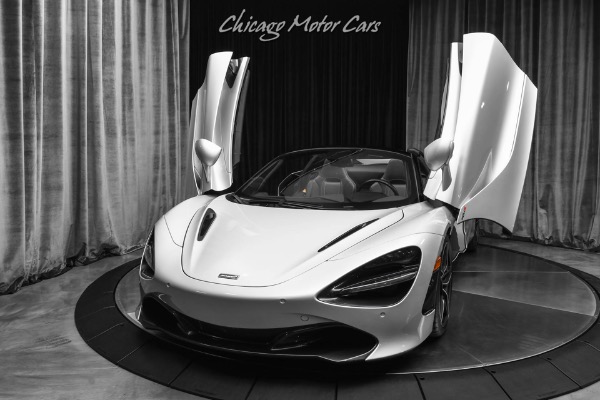 Used 2020 McLaren 720S Spider Recently Serviced at McLaren Pano Roof Sport Exhaust Front Lift LOADED for sale Sold at Chicago Motor Cars in West Chicago IL 60185 2
