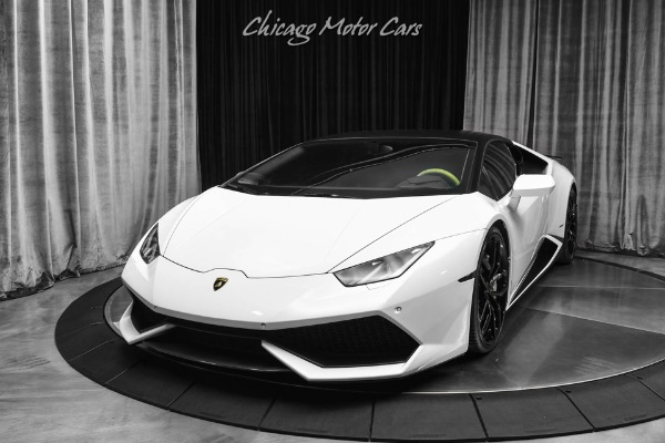Used 2015 Lamborghini Huracan LP610-4 Custom Interior Carbon Fiber Serviced for sale Sold at Chicago Motor Cars in West Chicago IL 60185 2