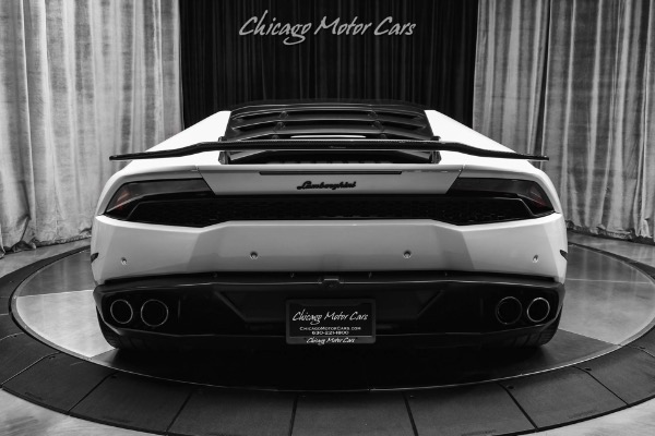Used 2015 Lamborghini Huracan LP610-4 Custom Interior Carbon Fiber Serviced for sale Sold at Chicago Motor Cars in West Chicago IL 60185 4