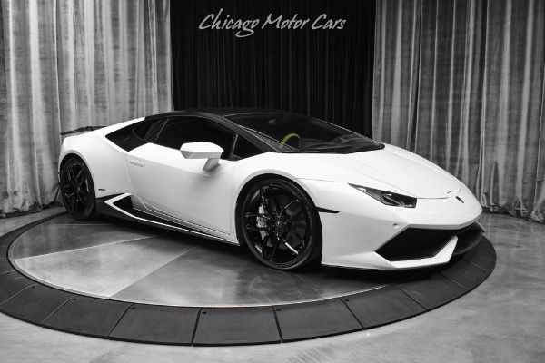 Used 2015 Lamborghini Huracan LP610-4 Custom Interior Carbon Fiber Serviced for sale Sold at Chicago Motor Cars in West Chicago IL 60185 6
