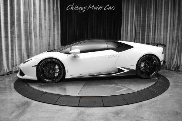 Used 2015 Lamborghini Huracan LP610-4 Custom Interior Carbon Fiber Serviced for sale Sold at Chicago Motor Cars in West Chicago IL 60185 1