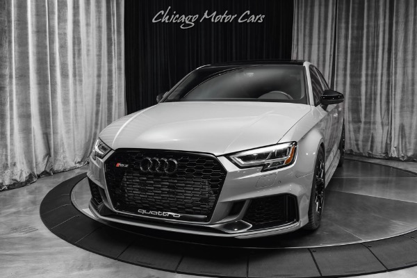 Used 2018 Audi RS3 2.5T Quattro Sedan $35K+ in Upgrades! Carbon Inlays! Black Optic Pkg! Nardo for sale Sold at Chicago Motor Cars in West Chicago IL 60185 2