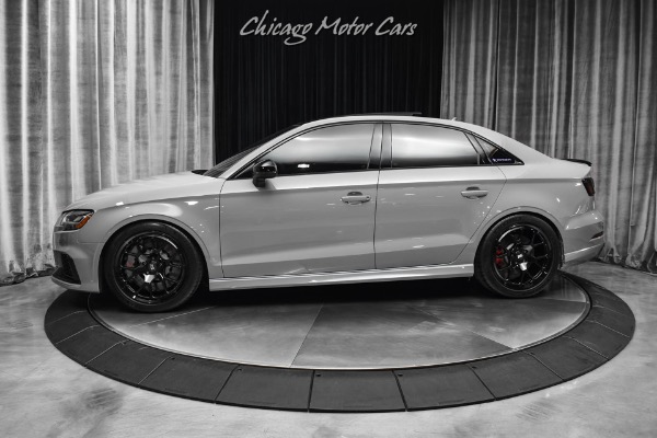Used 2018 Audi RS3 2.5T Quattro Sedan $35K+ in Upgrades! Carbon Inlays! Black Optic Pkg! Nardo for sale Sold at Chicago Motor Cars in West Chicago IL 60185 1
