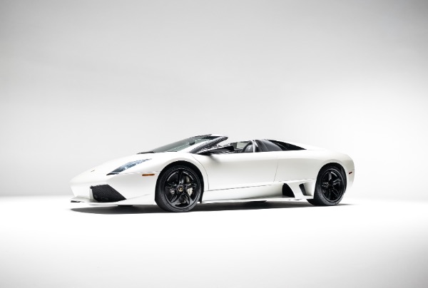 Used 2008 Lamborghini Murcielago LP640 Roadster Only 10k Miles Rare Balloon White Just Serviced for sale Sold at Chicago Motor Cars in West Chicago IL 60185 1