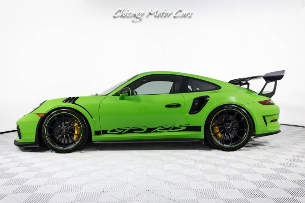 Used 2019 Porsche 911 GT3 RS Weissach! Full PPF! Carbon Ceramics! Front End Lifter! Lizard Green! for sale Sold at Chicago Motor Cars in West Chicago IL 60185 2