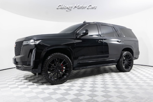 Used 2023 Cadillac Escalade Premium Luxury Super Cruise! Vossen Wheels! Black on Black! Starlight Headliner! for sale Sold at Chicago Motor Cars in West Chicago IL 60185 1