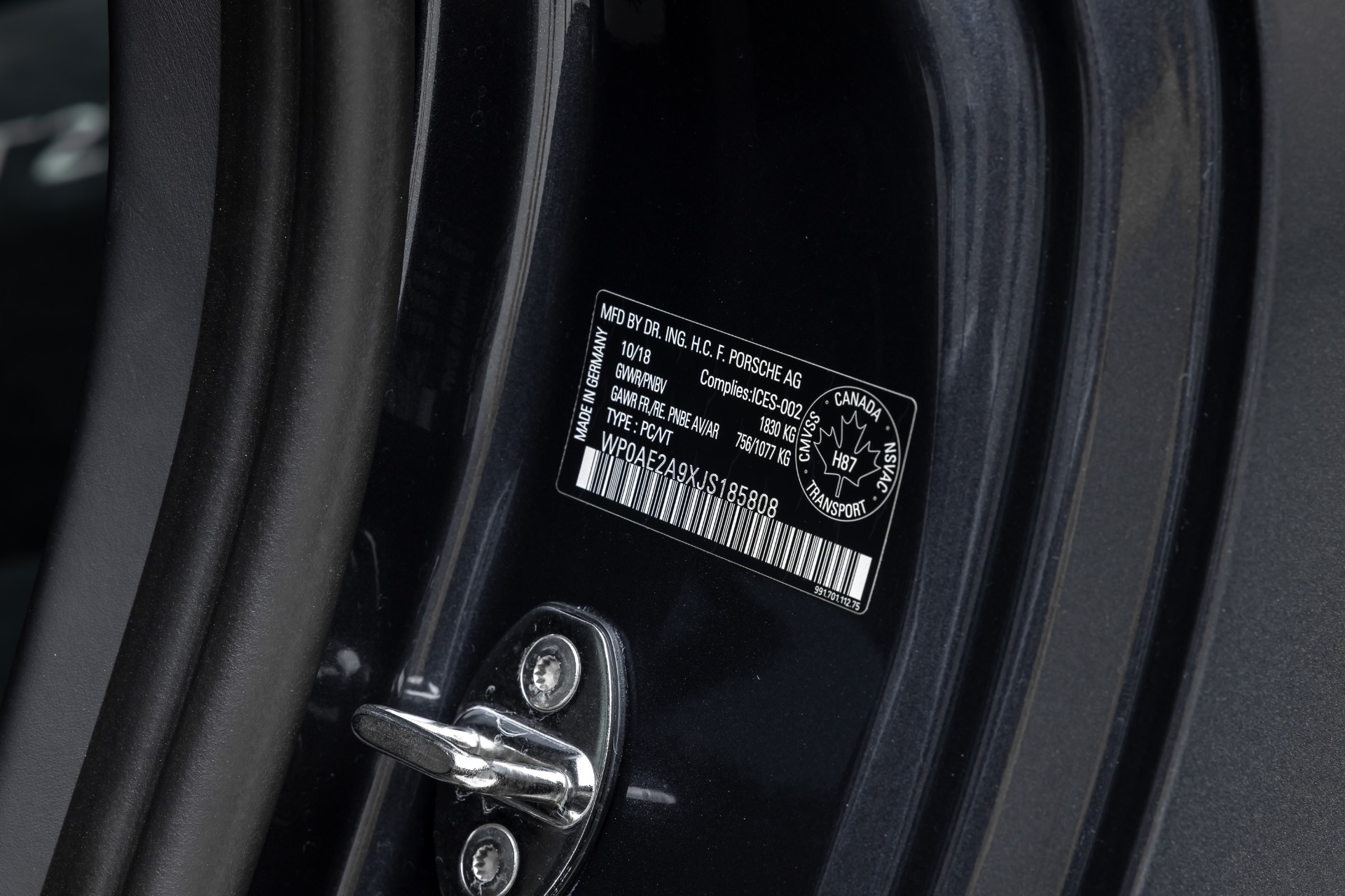 2018 PORSCHE 911 - Image 68