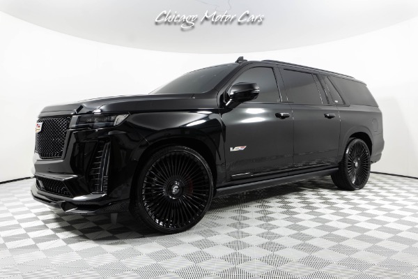 Used 2023 Cadillac Escalade V ESV Supercharged V Series! Forgiato Wheels! Super Cruise! Loaded! for sale Sold at Chicago Motor Cars in West Chicago IL 60185 1