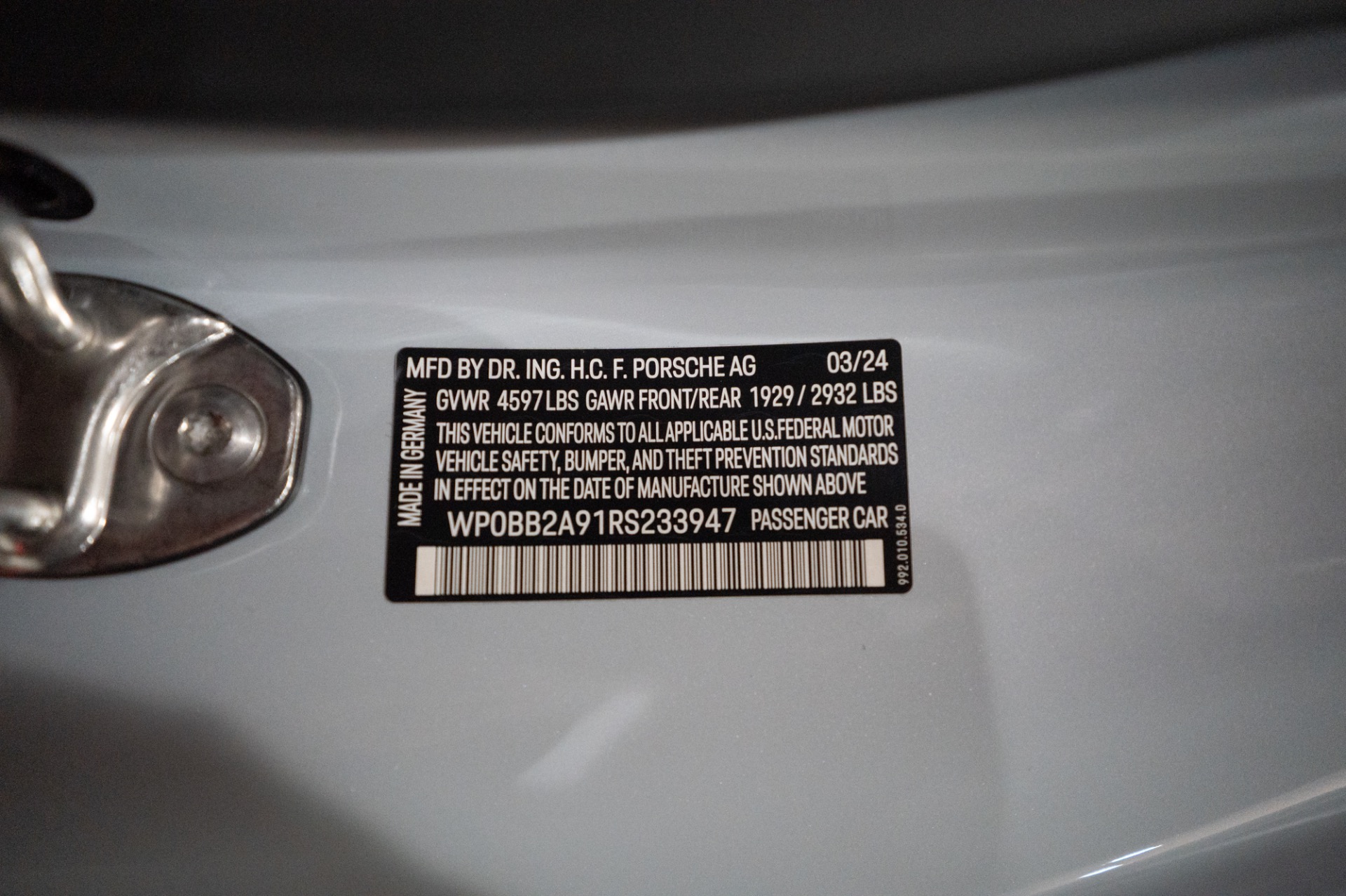 2024 PORSCHE 911 - Image 56