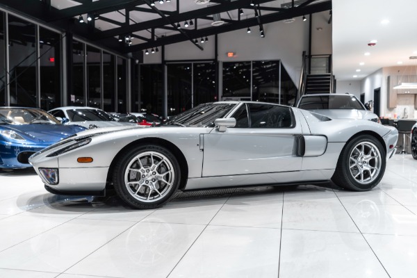 Used 2005 Ford GT Silver w/Black Stripes 4 Options! Collector Condition! Stock! for sale Sold at Chicago Motor Cars in West Chicago IL 60185 2