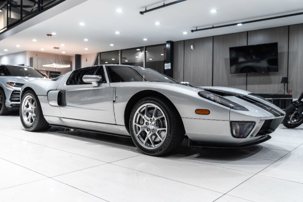 Used 2005 Ford GT Silver w/Black Stripes 4 Options! Collector Condition! Stock! for sale Sold at Chicago Motor Cars in West Chicago IL 60185 6