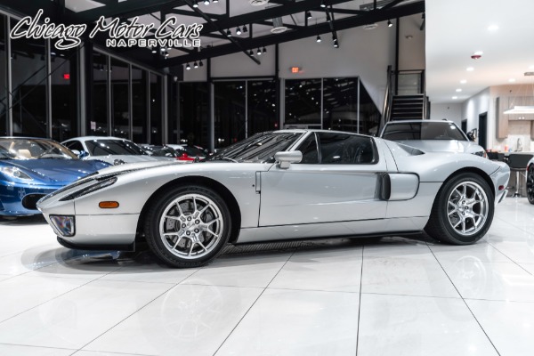 Used 2005 Ford GT Silver w/Black Stripes 4 Options! Collector Condition! Stock! for sale Sold at Chicago Motor Cars in West Chicago IL 60185 1