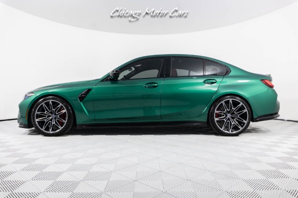Used 2023 BMW M3 Competition xDrive Isle of Man Green! Fiona Red Interior! Executive Package! Front PPF! for sale Sold at Chicago Motor Cars in West Chicago IL 60185 2