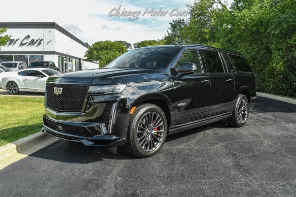 Used 2023 Cadillac Escalade-V ESV Only 3k Miles Super Cruise Black Onyx Package 682HP for sale Sold at Chicago Motor Cars in West Chicago IL 60185 2