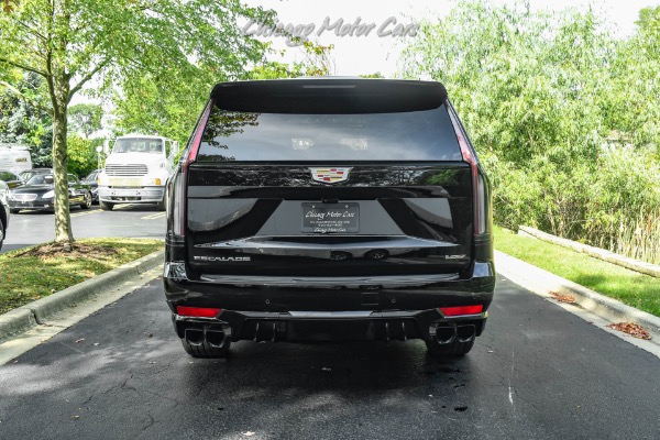 Used 2023 Cadillac Escalade-V ESV Only 3k Miles Super Cruise Black Onyx Package 682HP for sale Sold at Chicago Motor Cars in West Chicago IL 60185 4