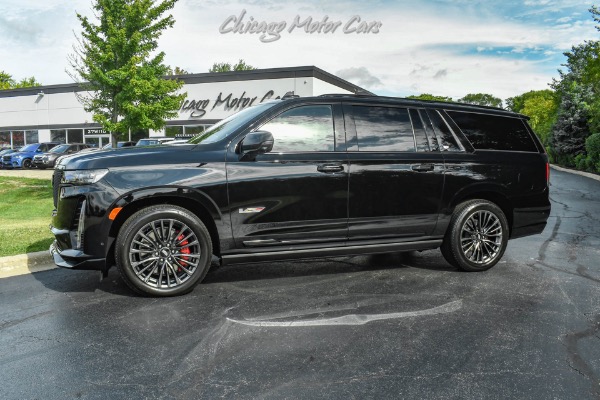 Used 2023 Cadillac Escalade-V ESV Only 3k Miles Super Cruise Black Onyx Package 682HP for sale Sold at Chicago Motor Cars in West Chicago IL 60185 1