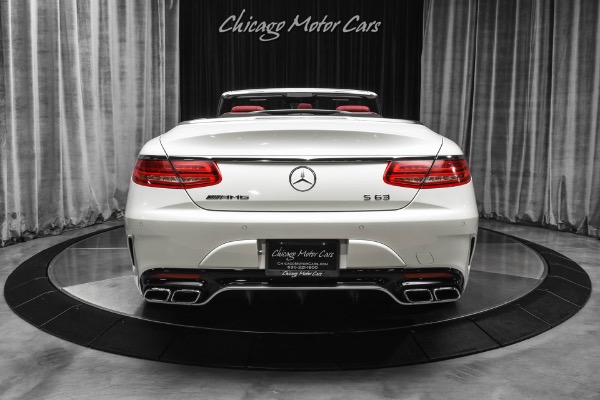 Used 2017 Mercedes-Benz S63 AMG Convertible Carbon Fiber Interior Trim $202k MSRP 577HP Serviced for sale Sold at Chicago Motor Cars in West Chicago IL 60185 4